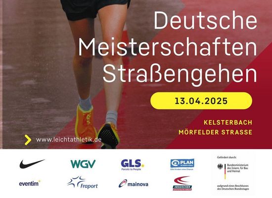 Volunteers gesucht: DM Straßengehen in Kelsterbach